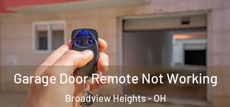 Garage Door Remote Not Working Broadview Heights - OH