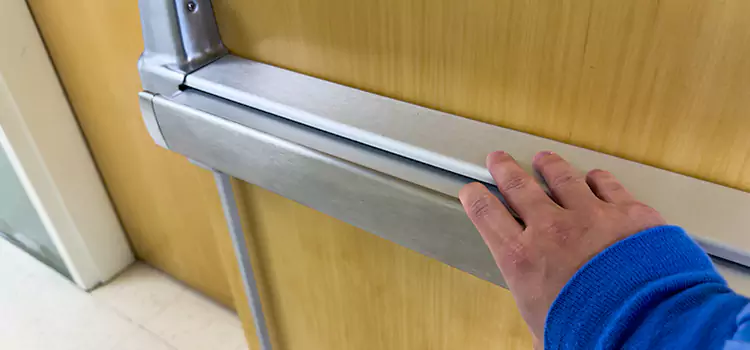 Installing a Push Bar on a Door Broadview Heights